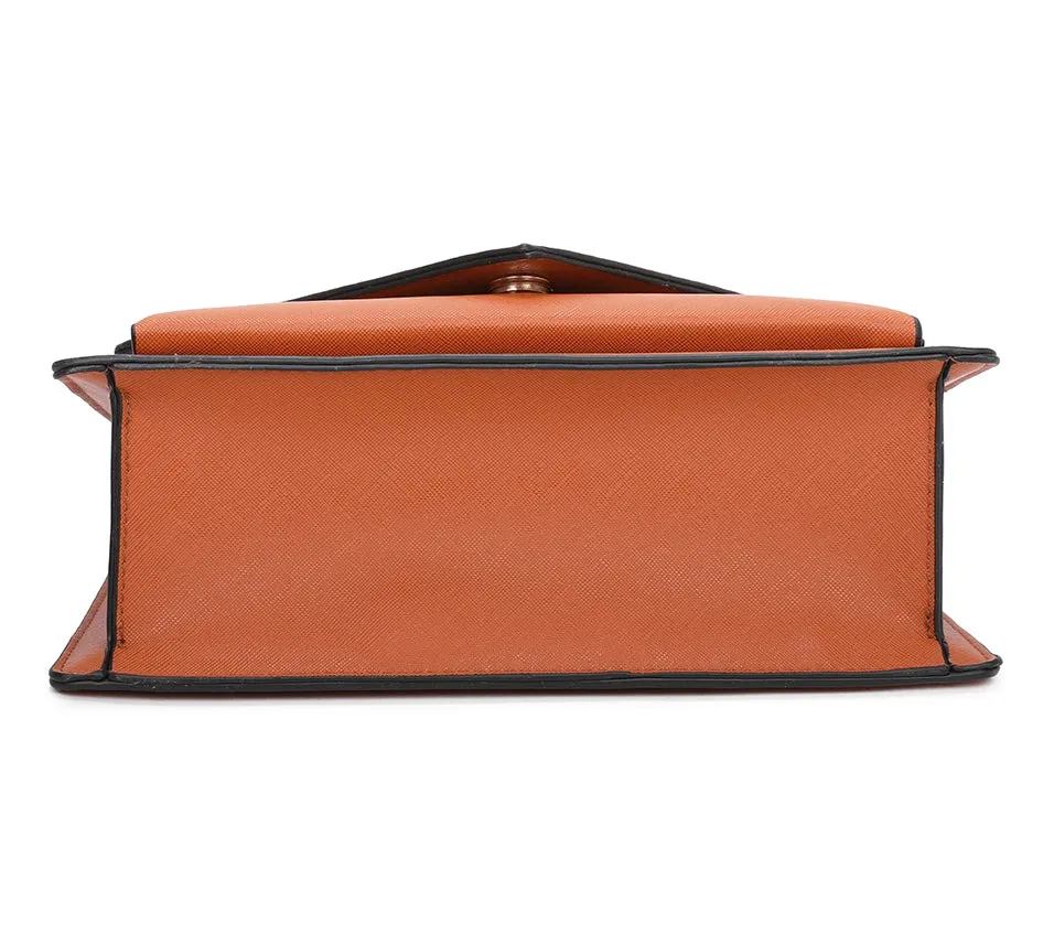 3-in-1 Envelope shoulder bag set - orange