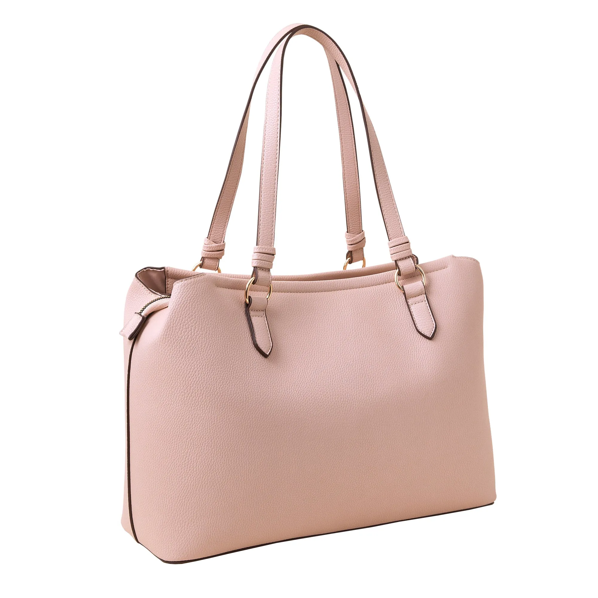 Accessorize London Women's Pink Tan Work Bag