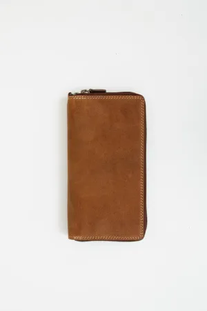 Adrian Klis 295 Single Zip Wallet, Buffalo Leather