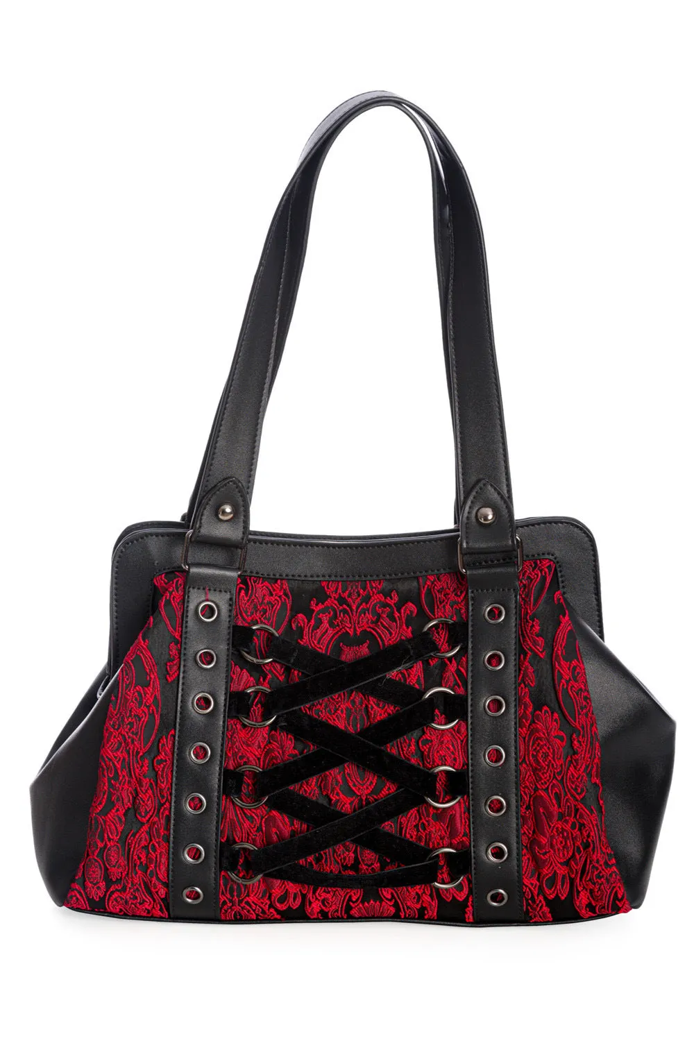 Anemone Red Corset Bag