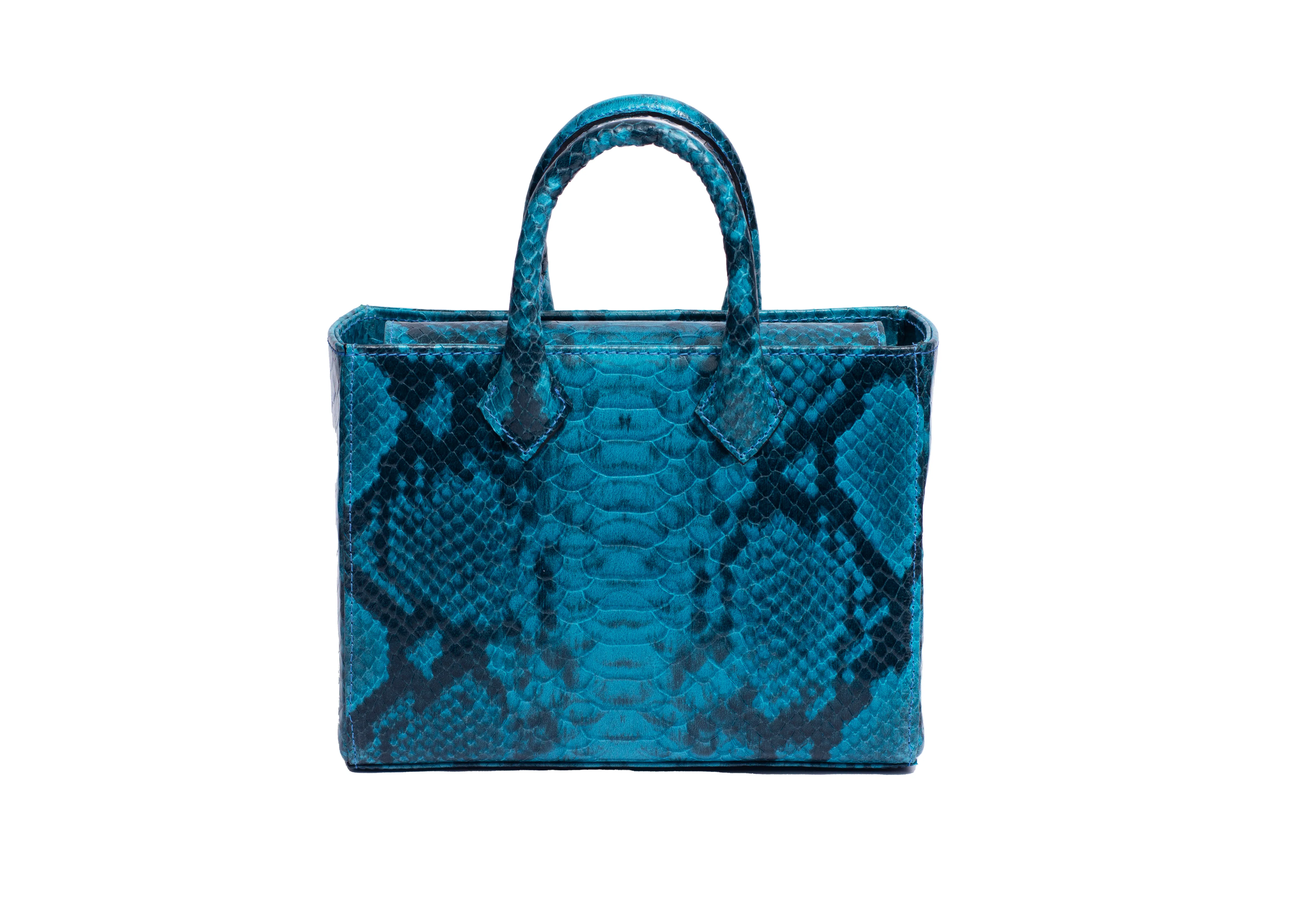 Aqua Blue Ella Mini Tote