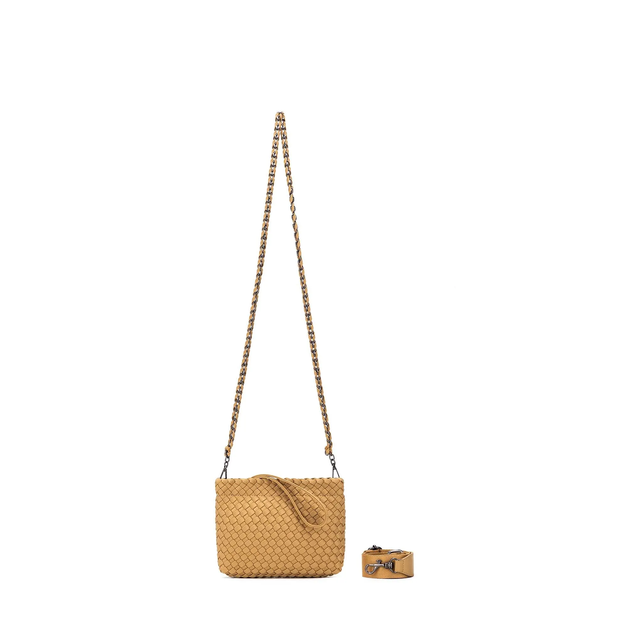 Aria Latte Clutch Crossbody Bag