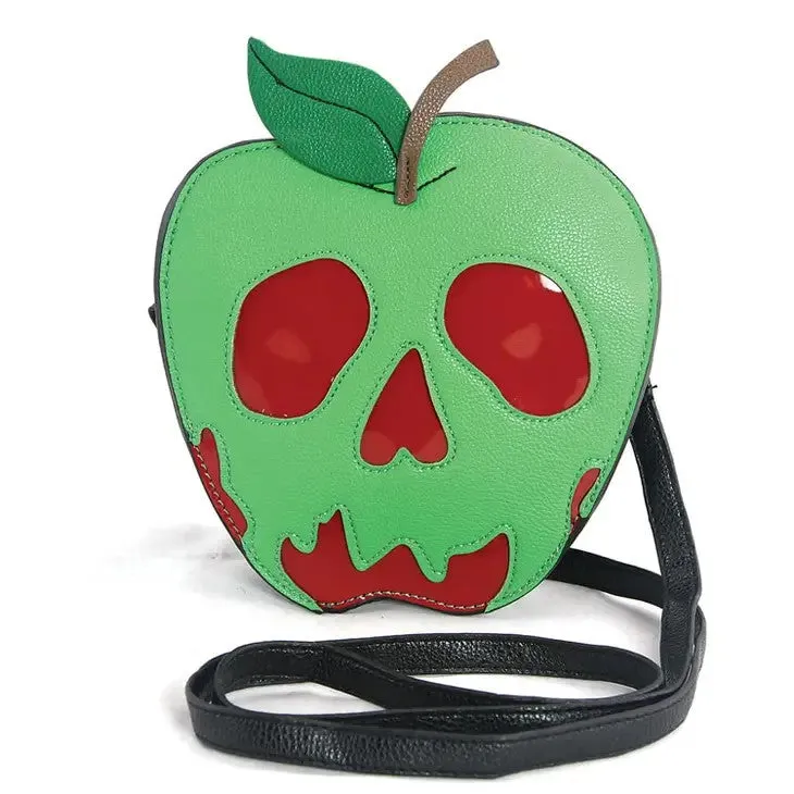 Bag - Sleepyville Critters - Poisoned Apple Crossbody Bag In Vinyl Material