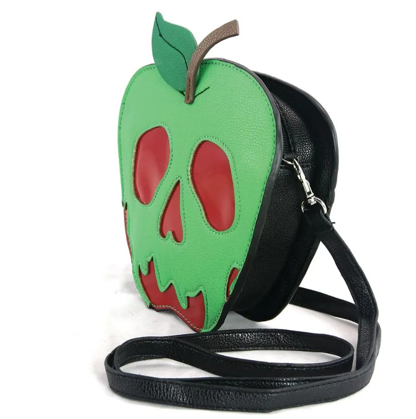 Bag - Sleepyville Critters - Poisoned Apple Crossbody Bag In Vinyl Material