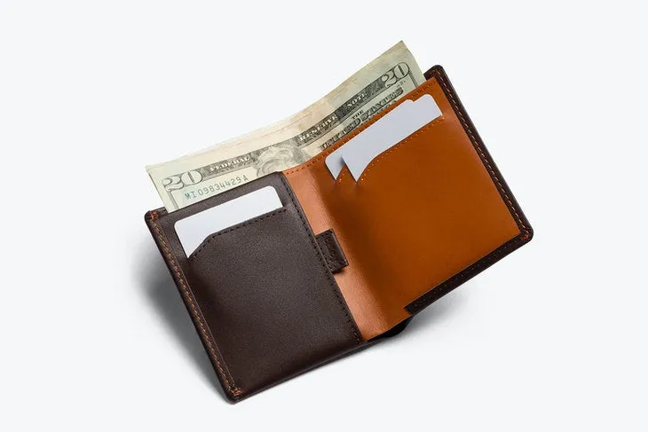 Bellroy Note Sleeve Wallet Java Caramel - RFID