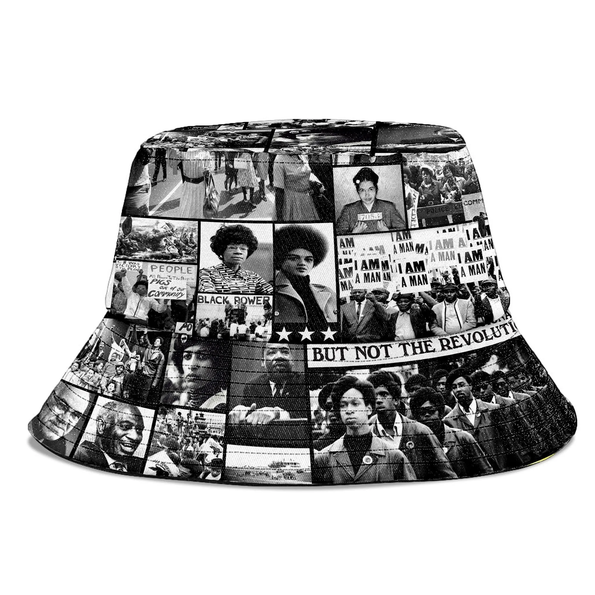 Black Power Images Bucket Hat