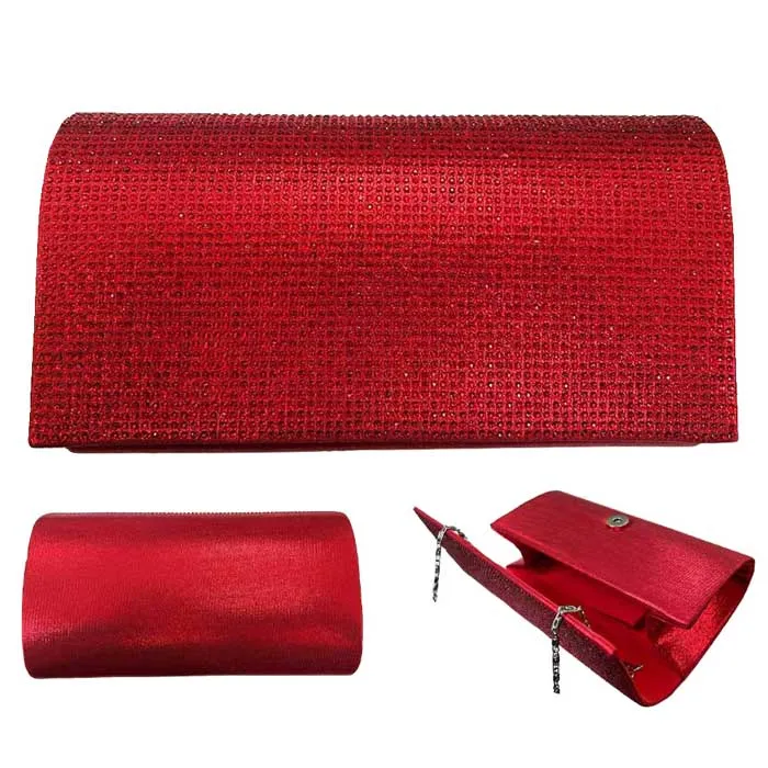 Bling Evening Clutch Crossbody Bag