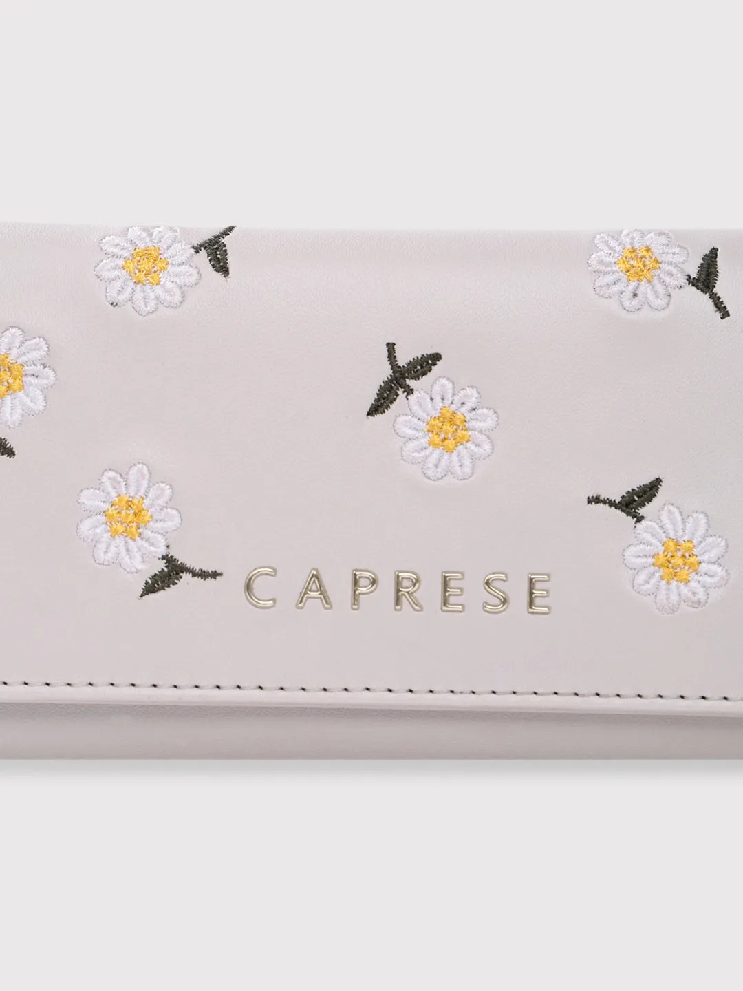 Caprese Kyle Falpover Wallet Medium Light Grey