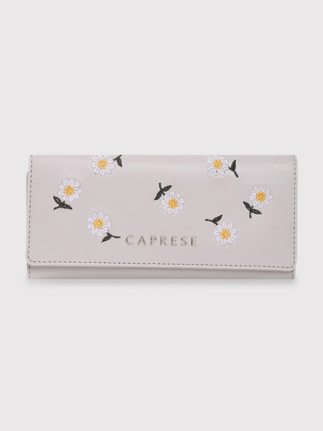 Caprese Kyle Falpover Wallet Medium Light Grey