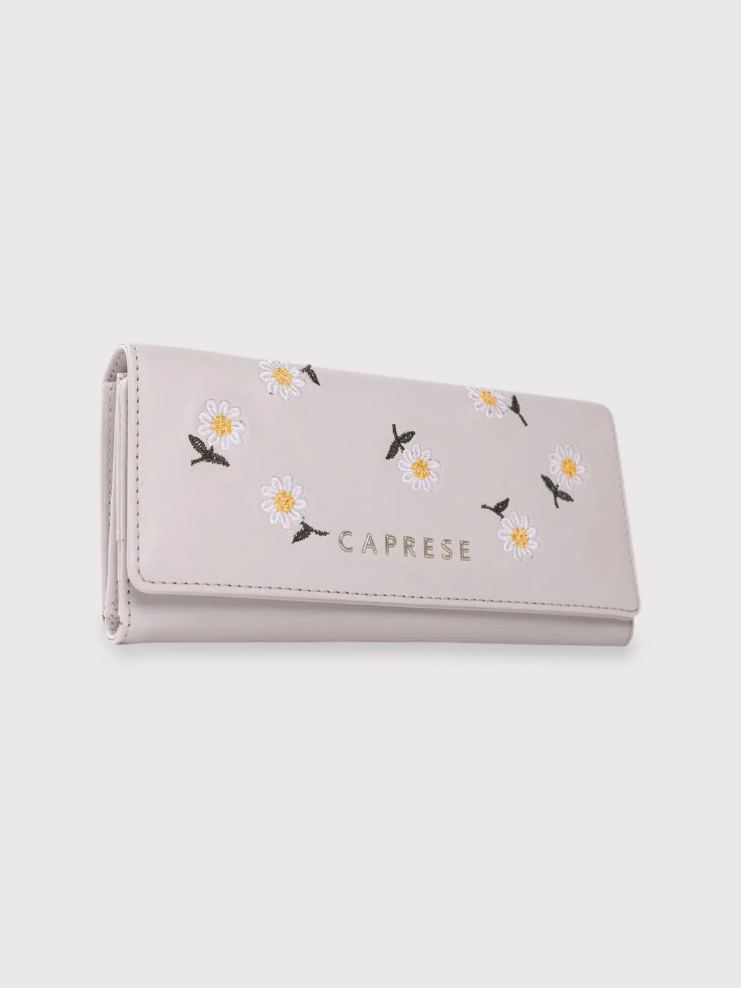 Caprese Kyle Falpover Wallet Medium Light Grey