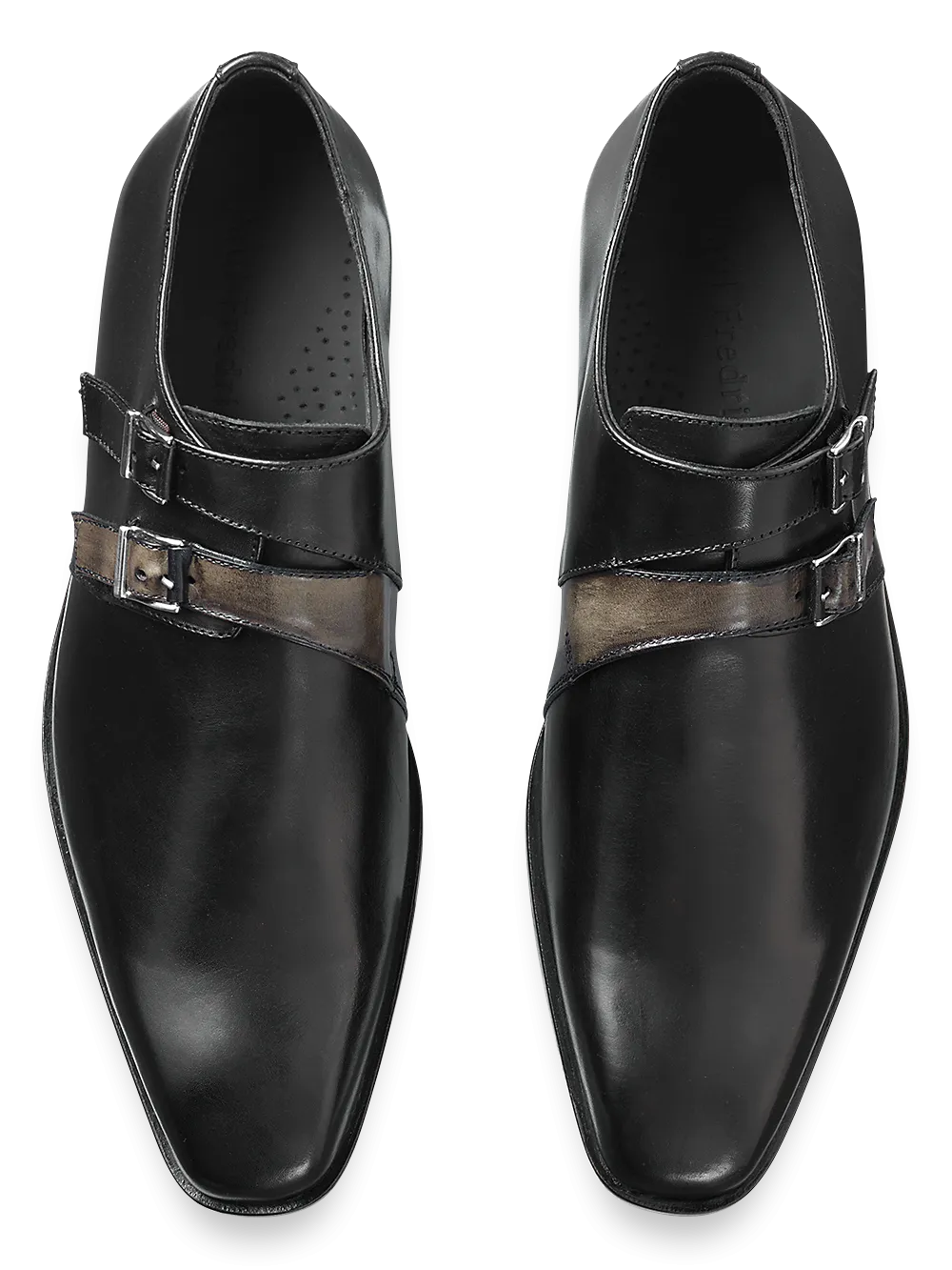 Cedric Monk Strap - Black