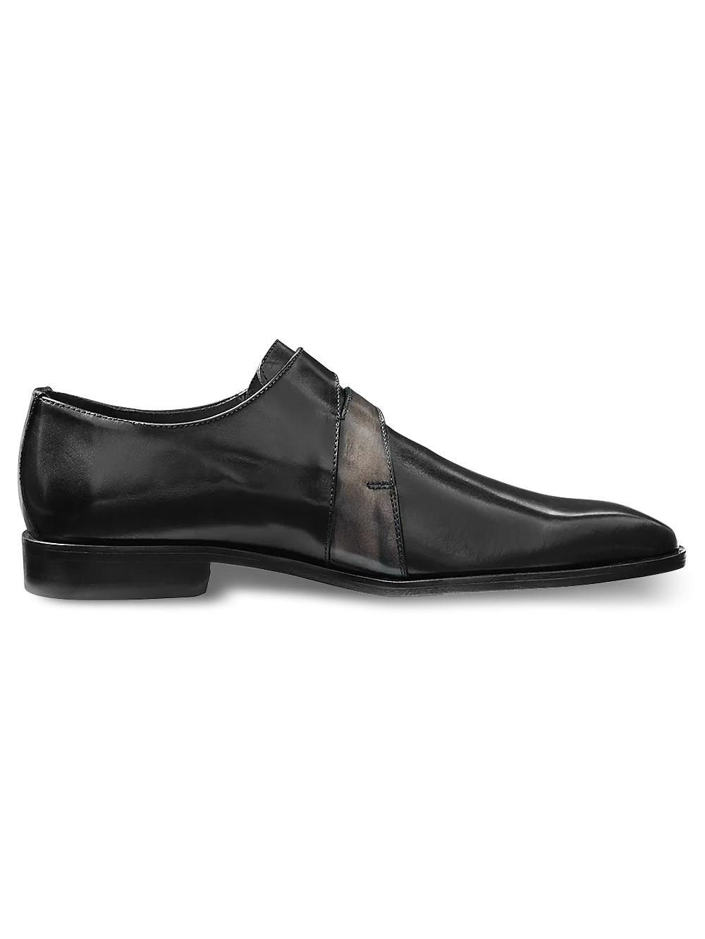 Cedric Monk Strap - Black