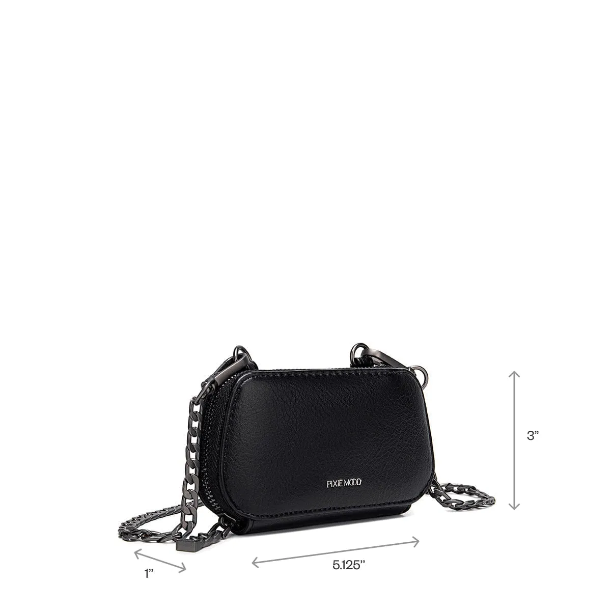 Charlie Recycled Vegan Leather Micro Chain Bag | Multiple Colours