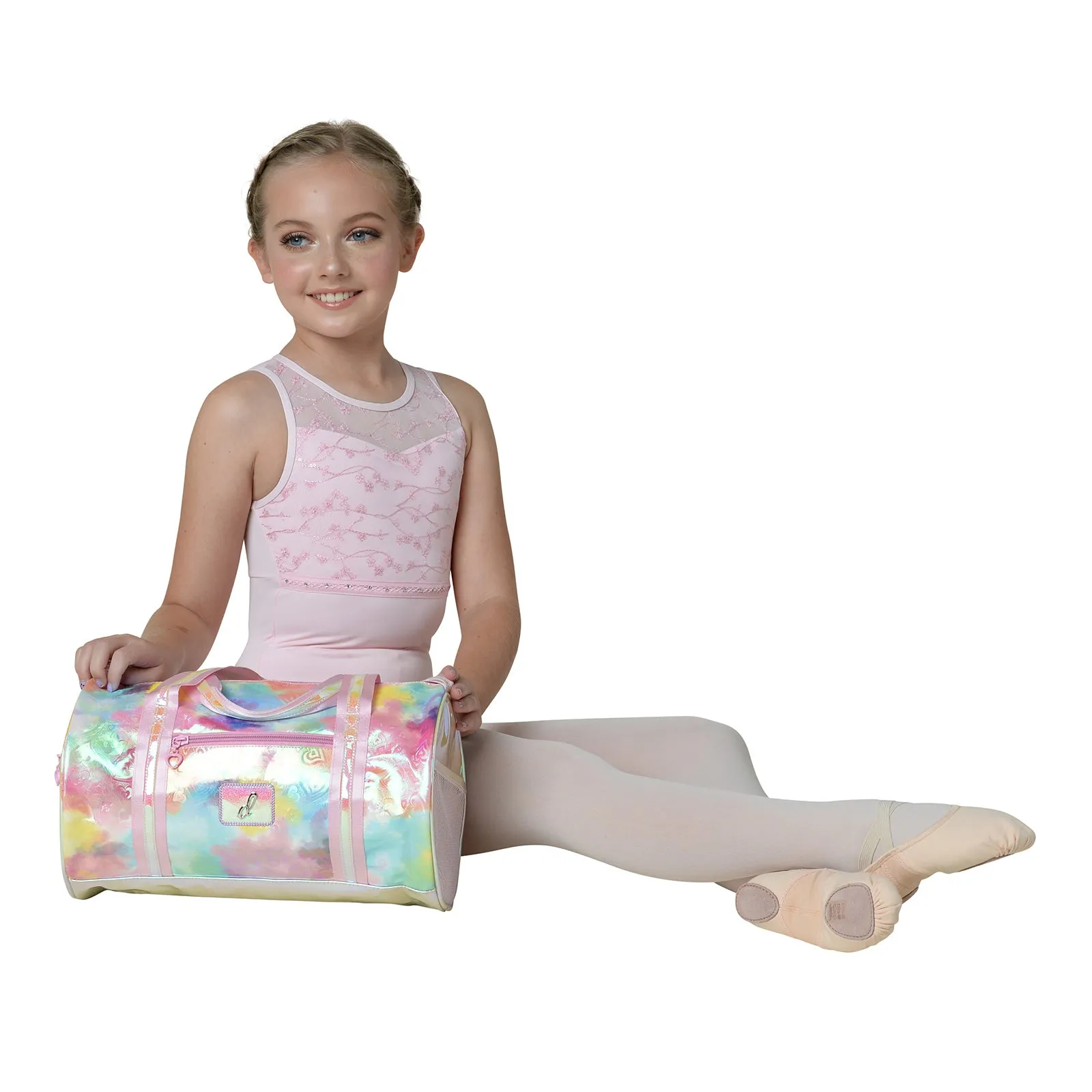 Danznmotion Pastel Clouds and Hearts Duffel Bag