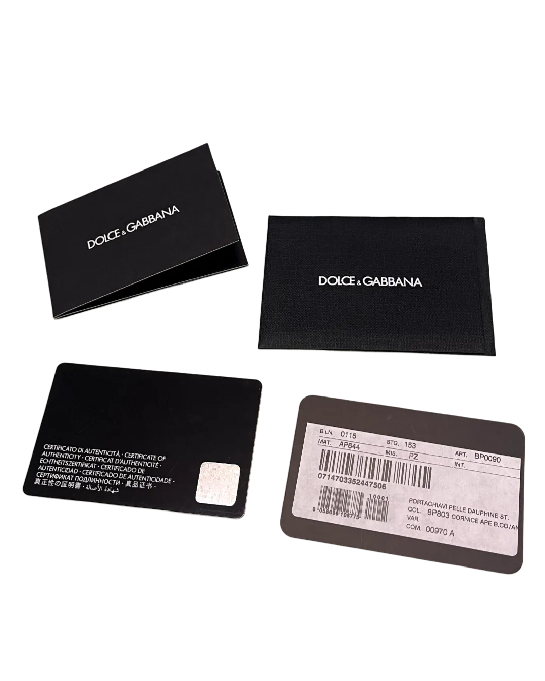 Dolce & Gabbana Leather Wallet With Box