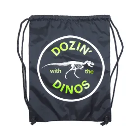 Dozin' with the Dinos Drawstring Bag