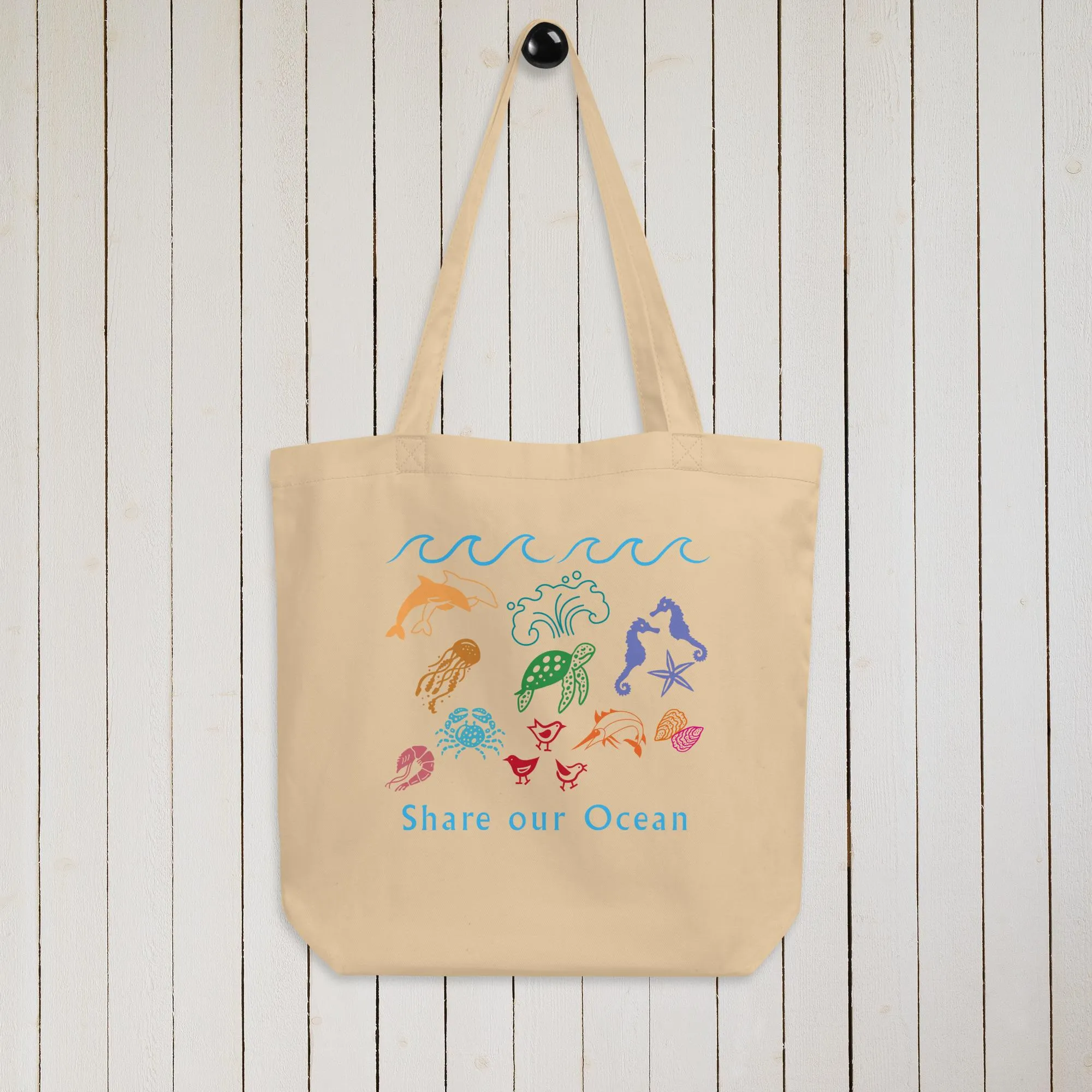 Eco Tote Bag SC Sea Life design