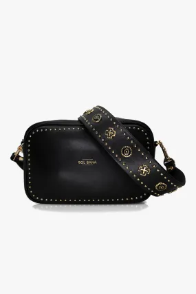 Embellished Camera Bag Black/Gold