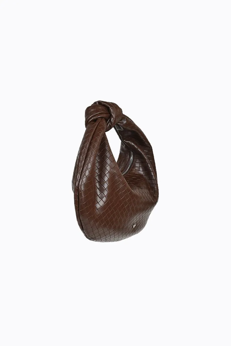 Eve - Chocolate Embossed Weave