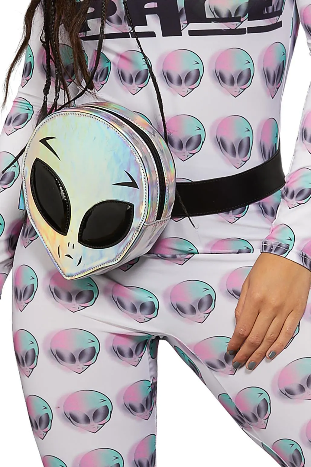 Fever Holographic Alien Bum Bag