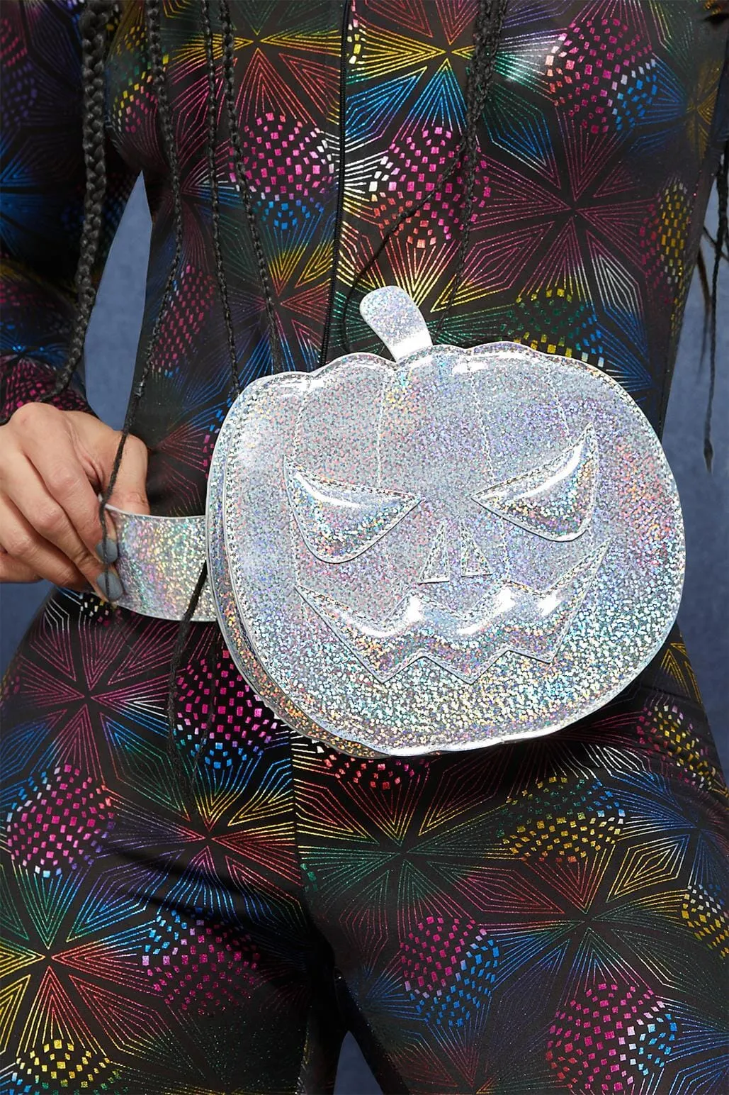 Fever Holographic Pumpkin Bum Bag