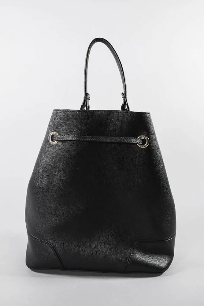 Furla Black Bucket Bag w/ Strap