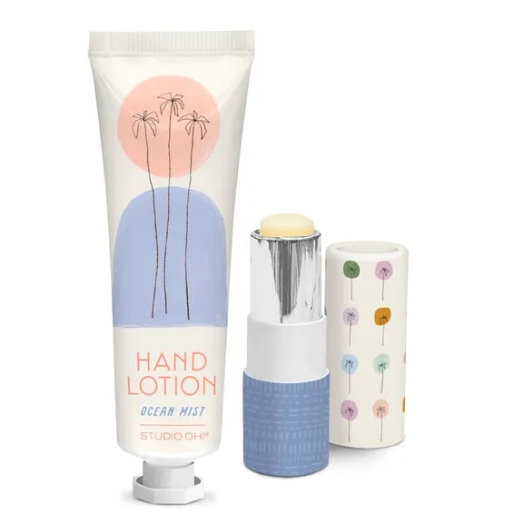 Lip Balm & Hand Lotion Set ~ Various Styles