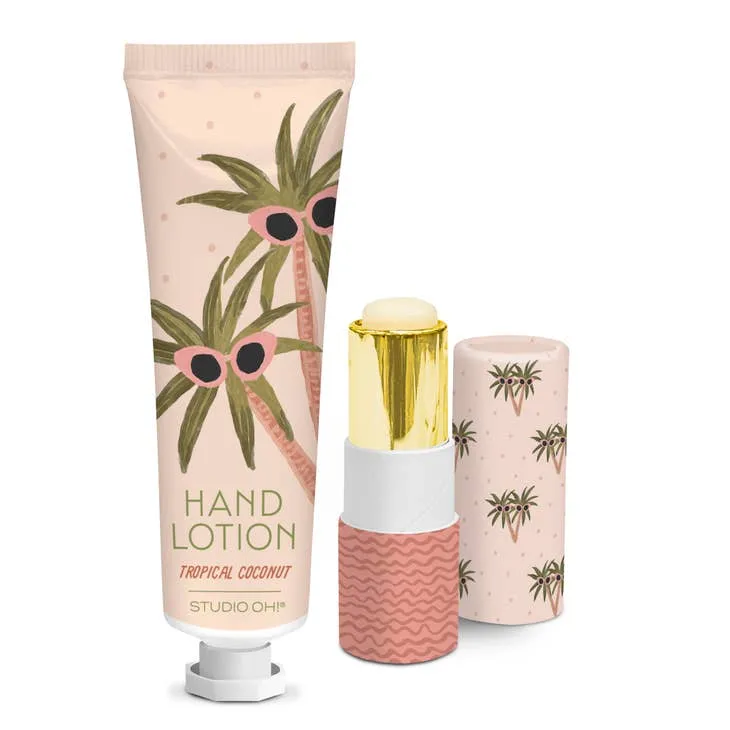 Lip Balm & Hand Lotion Set ~ Various Styles