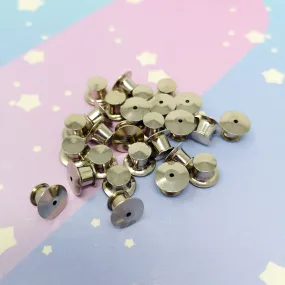 Locking Pin Backs -- Pinbacks