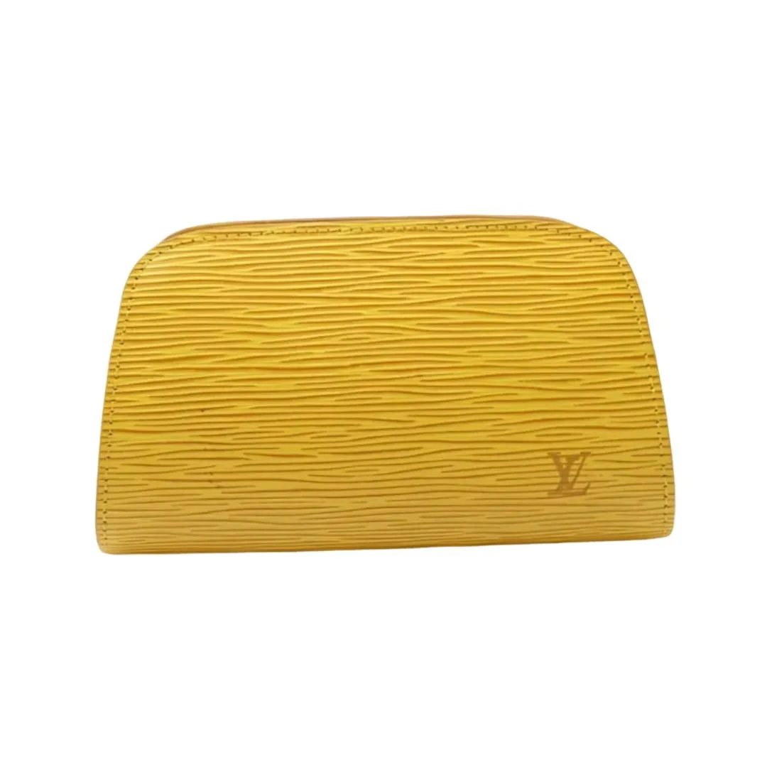 Louis Vuitton Dauphine Epi Leather Cosmetic Pouch