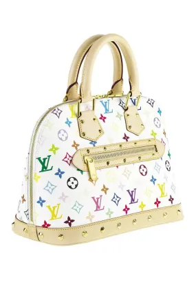 Louis Vuitton x Takashi Murakami Alma PM White