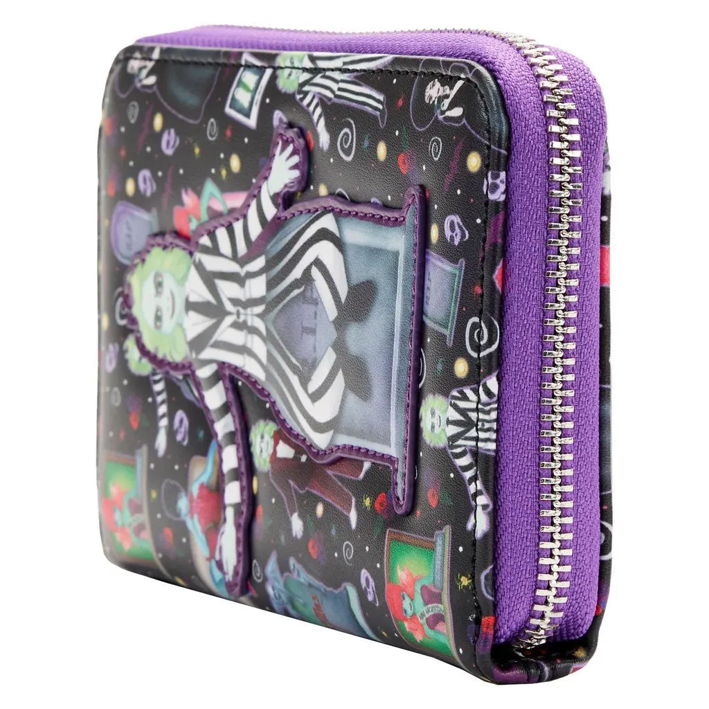 Loungefly | Beetlejuice Icons Zip Wallet