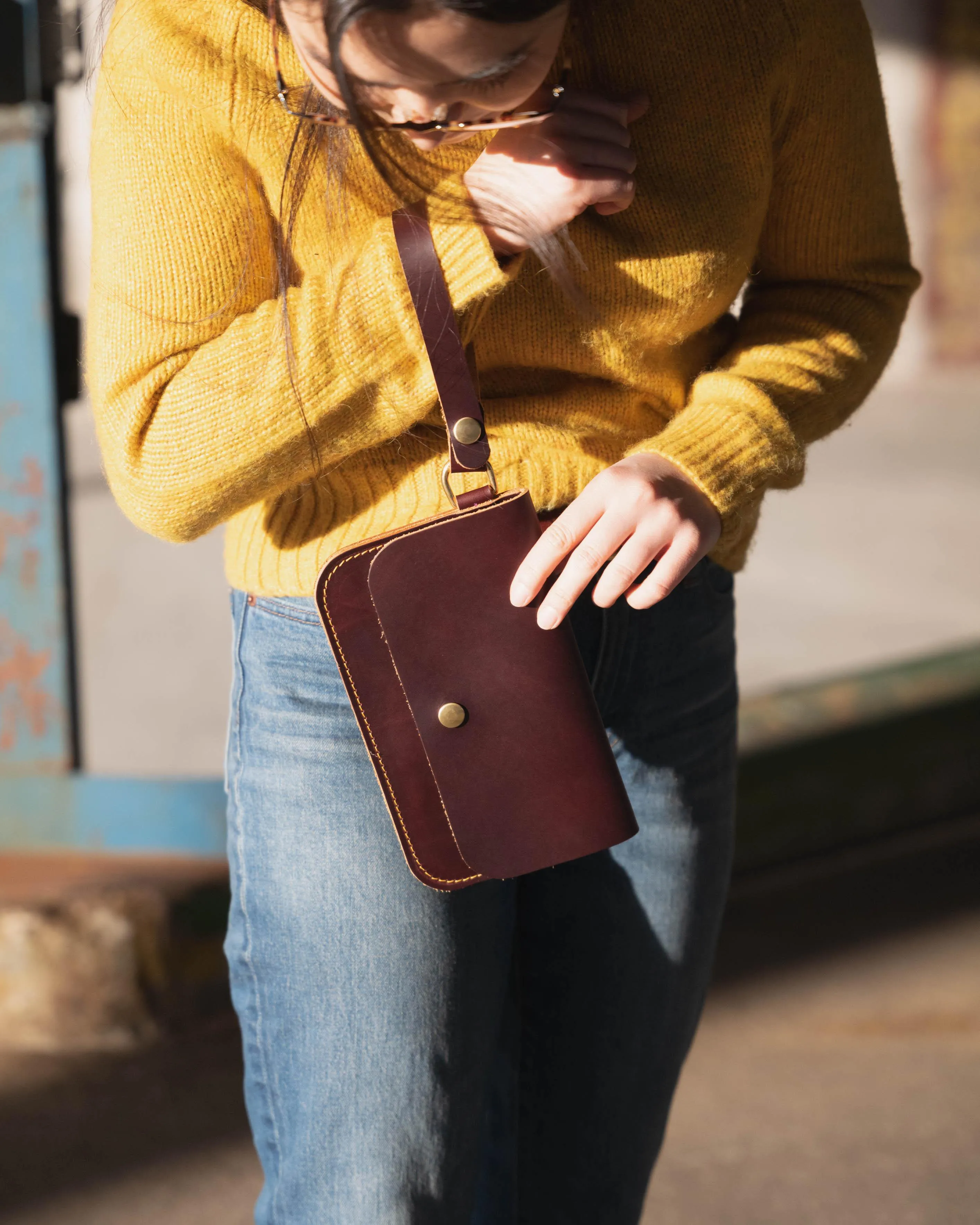 Macchiato Wristlet Clutch