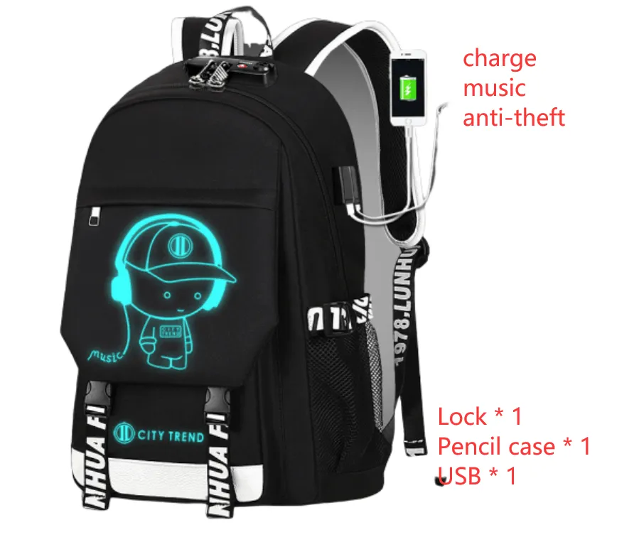 Men's Backpack Voice-activated