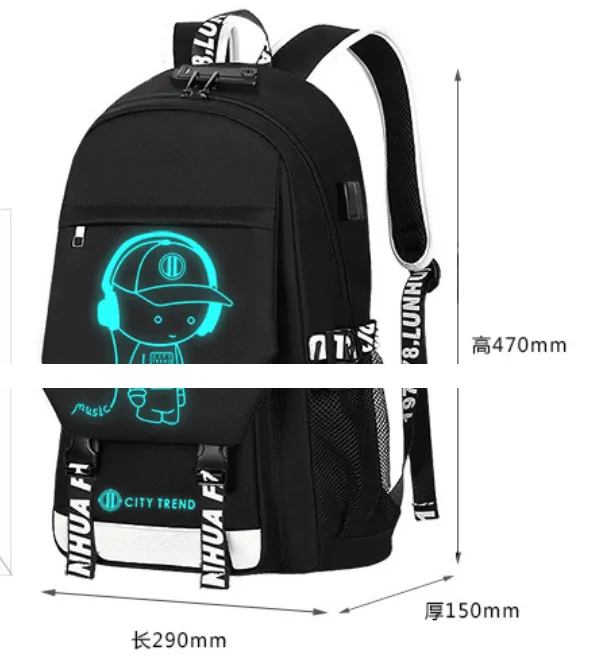 Men's Backpack Voice-activated