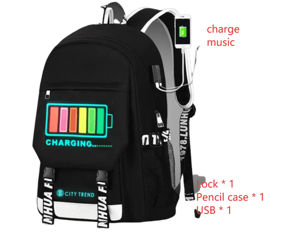 Men's Backpack Voice-activated