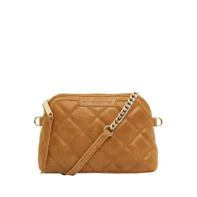 MINI ABIGAIL - QUILTED VINTAGE TAN LEATHER