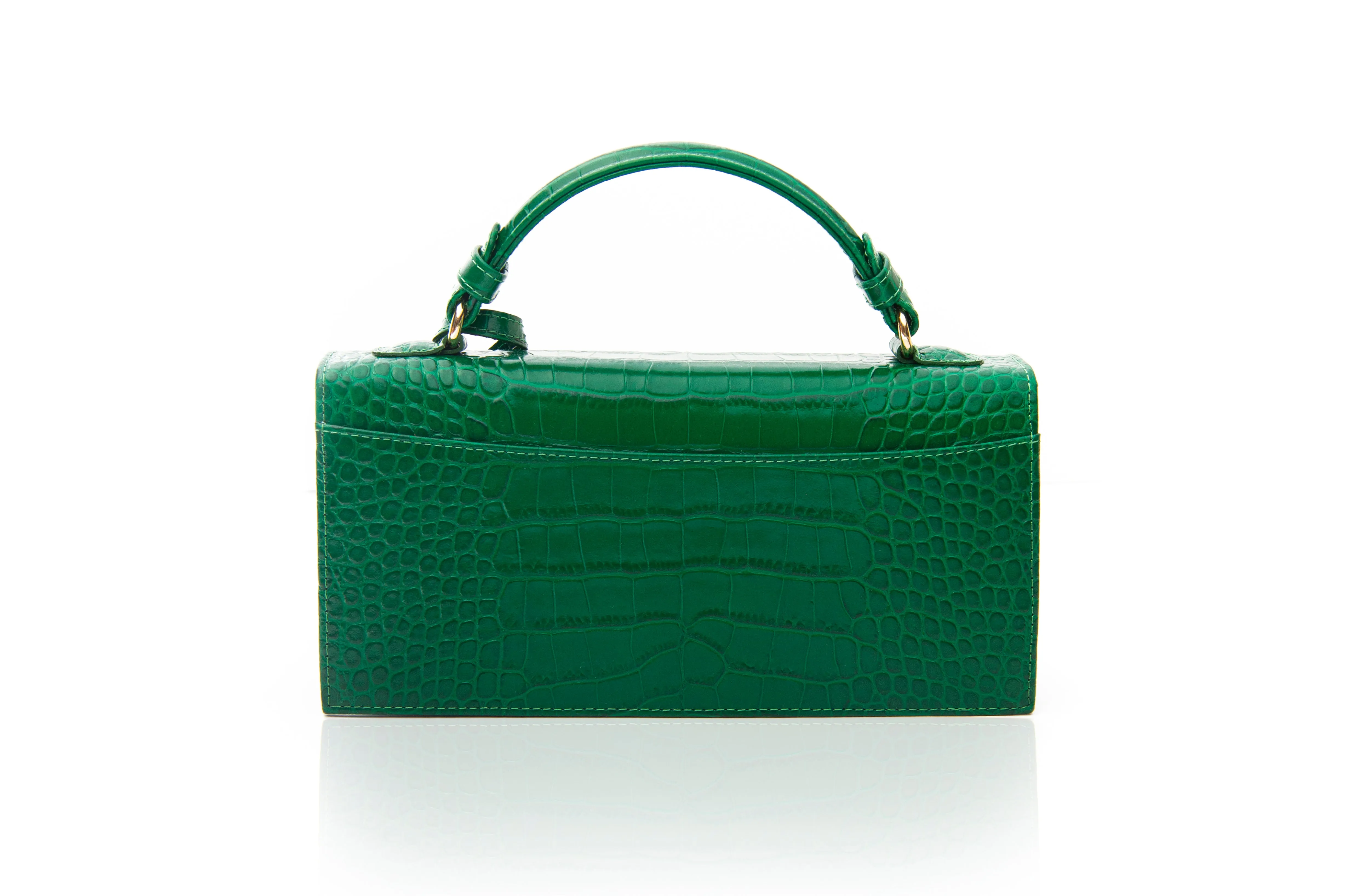 Mini Forest Green Cynthia clutch