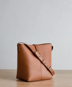 Mini Leather Bucket Bag