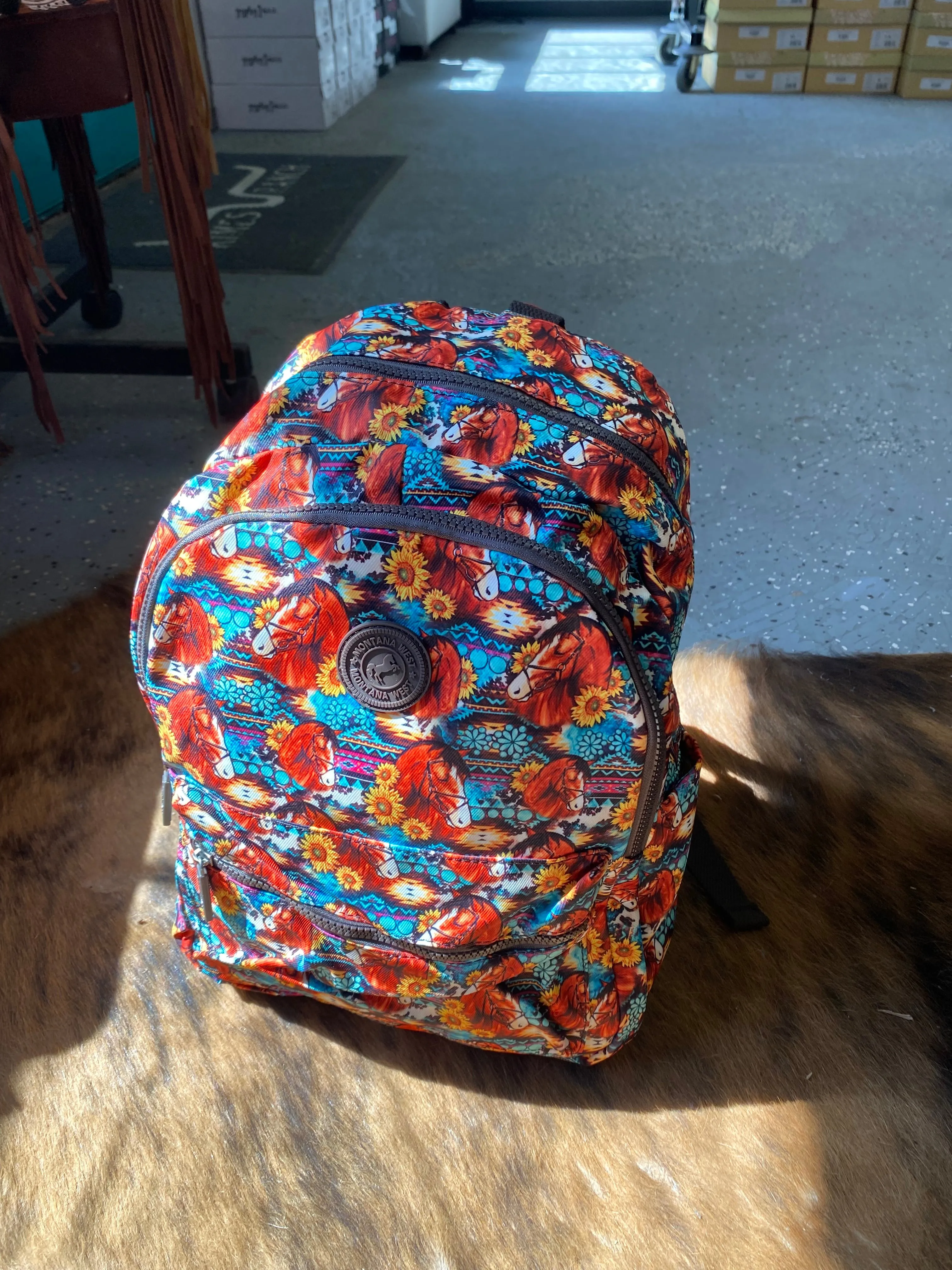 Montana West Western Print Backpacks