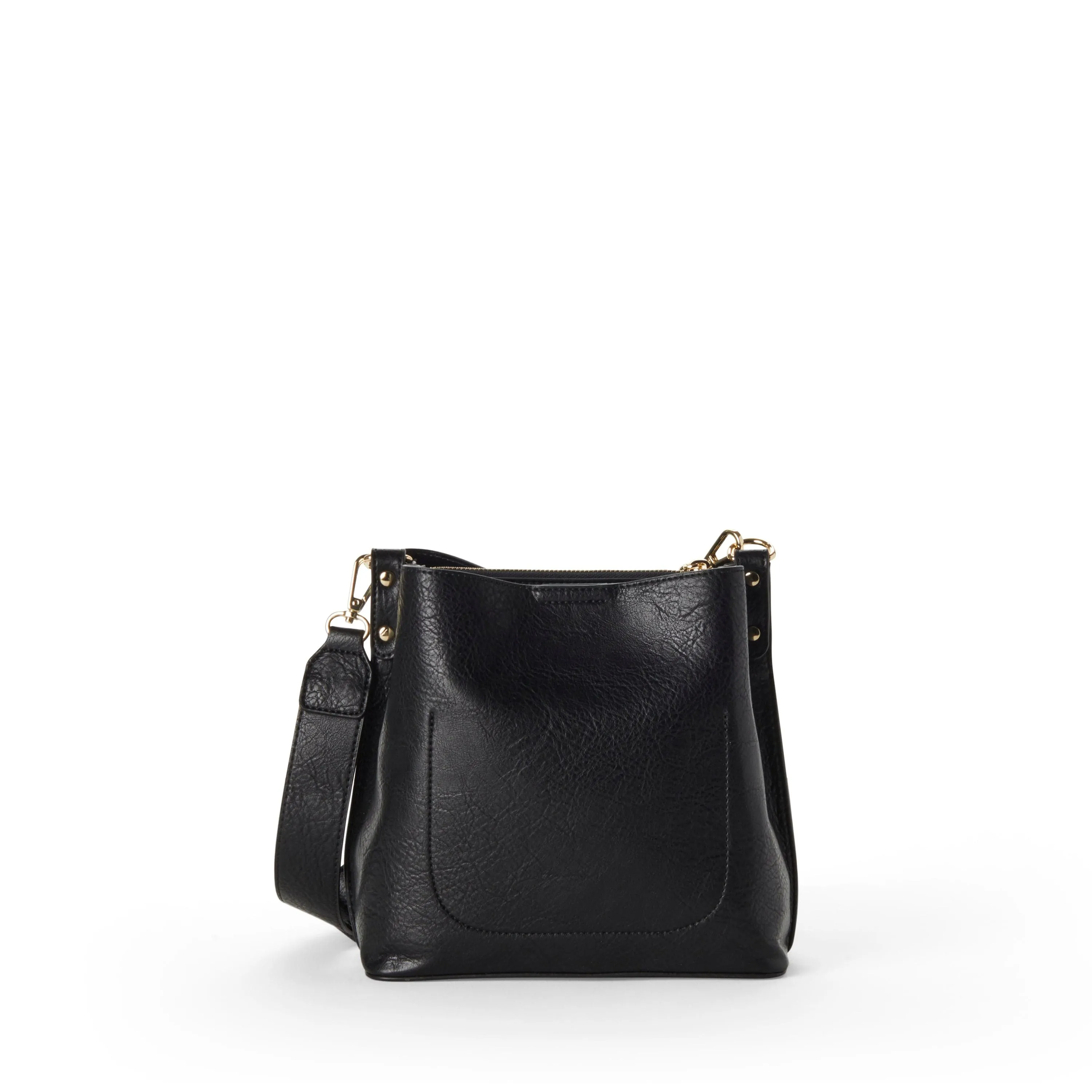 Naomi Vegan Leather Bucket Crossbody | Multiple Colours