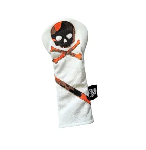 NEW! Neon Orange Urban Camo Skull & Bones Fairway Wood Headcover