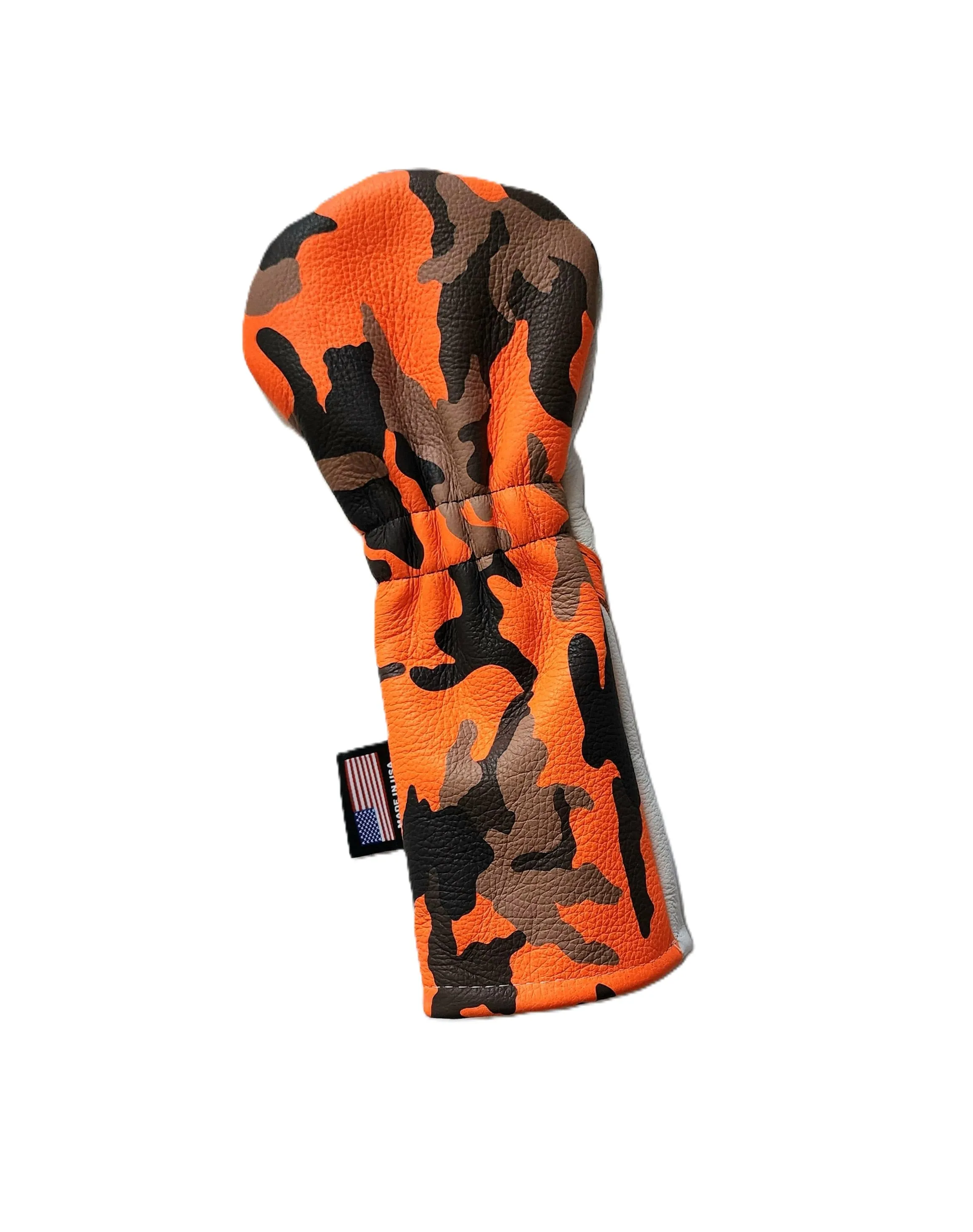 NEW! Neon Orange Urban Camo Skull & Bones Fairway Wood Headcover