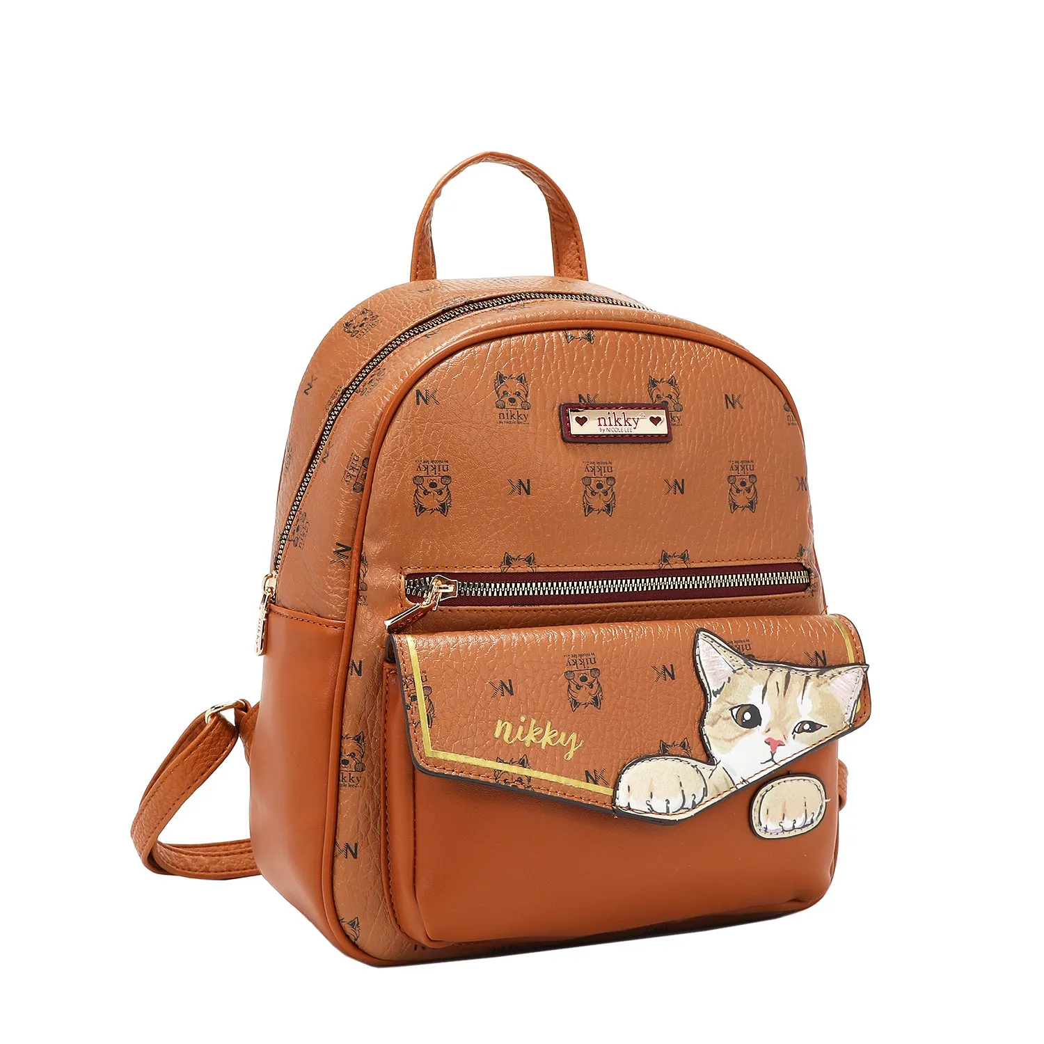 NIKKY FINDS MEOW 3 PIECE SET (BACKPACK, CROSSBODY, WALLET)