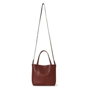 Park Small Tote , Cognac Shag