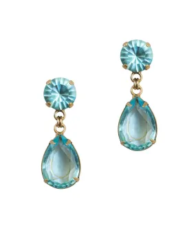 Perry Earrings in Aqua