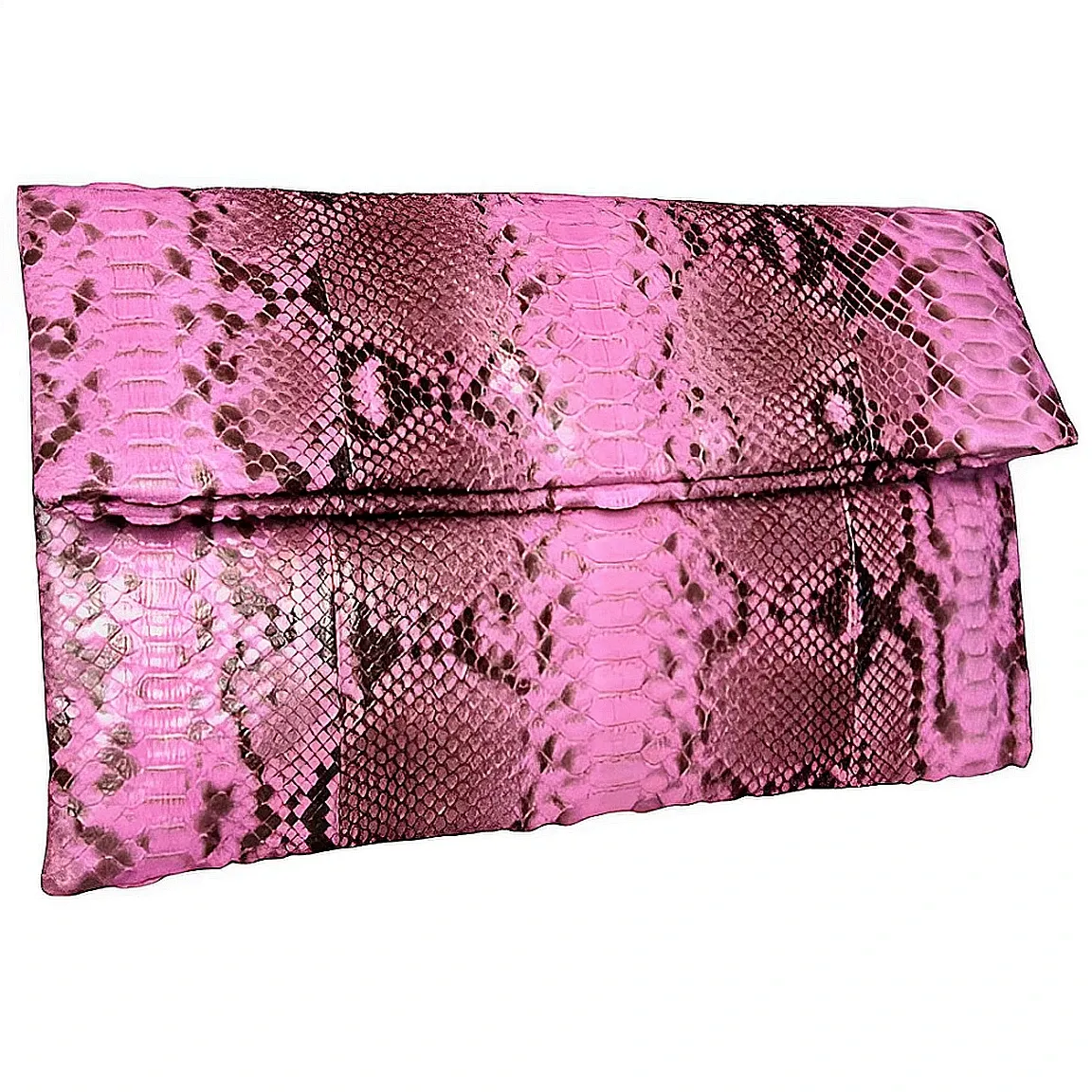 Pink and Black Clutch Bag