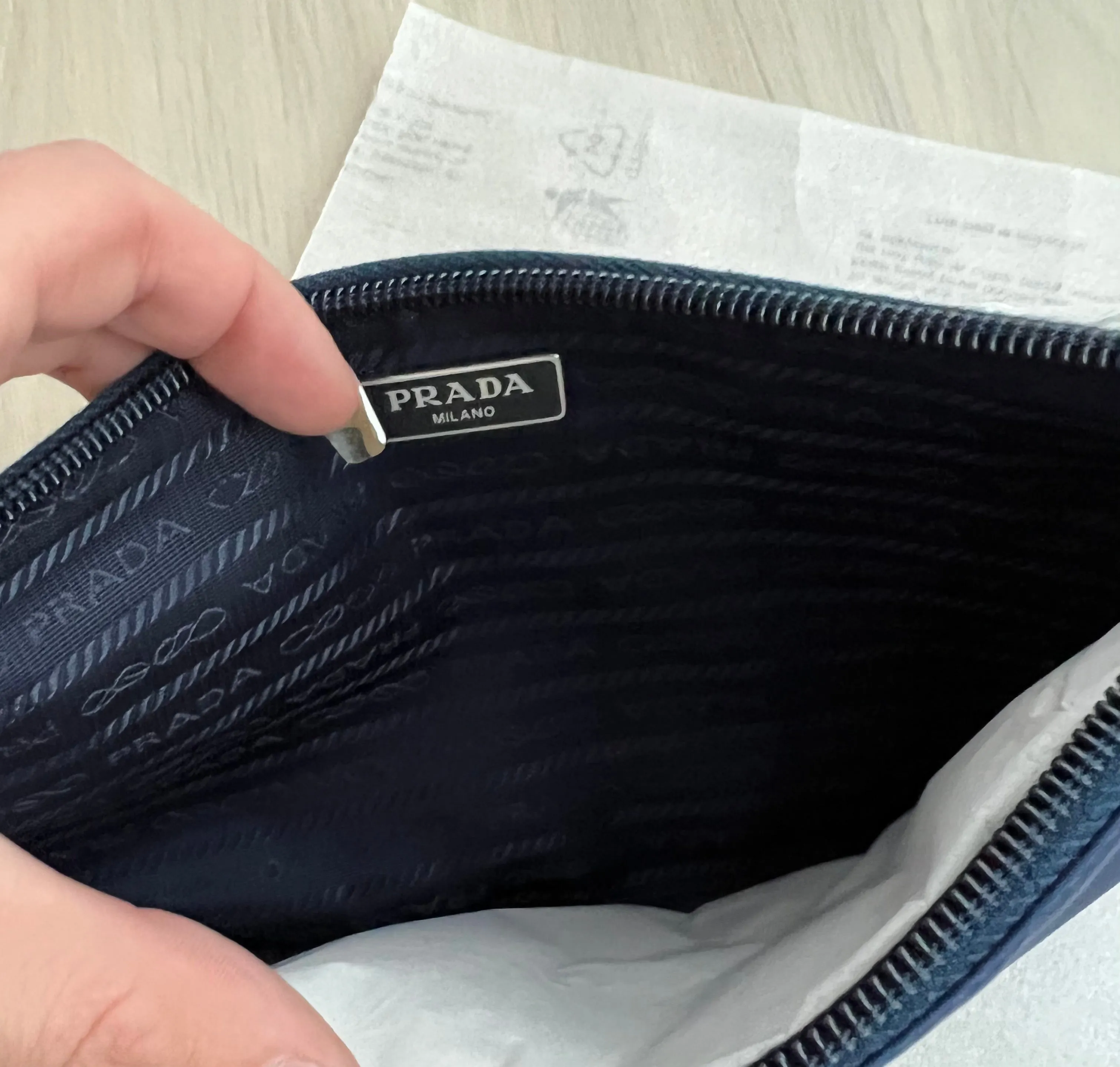 Prada Nylon wristlet bag