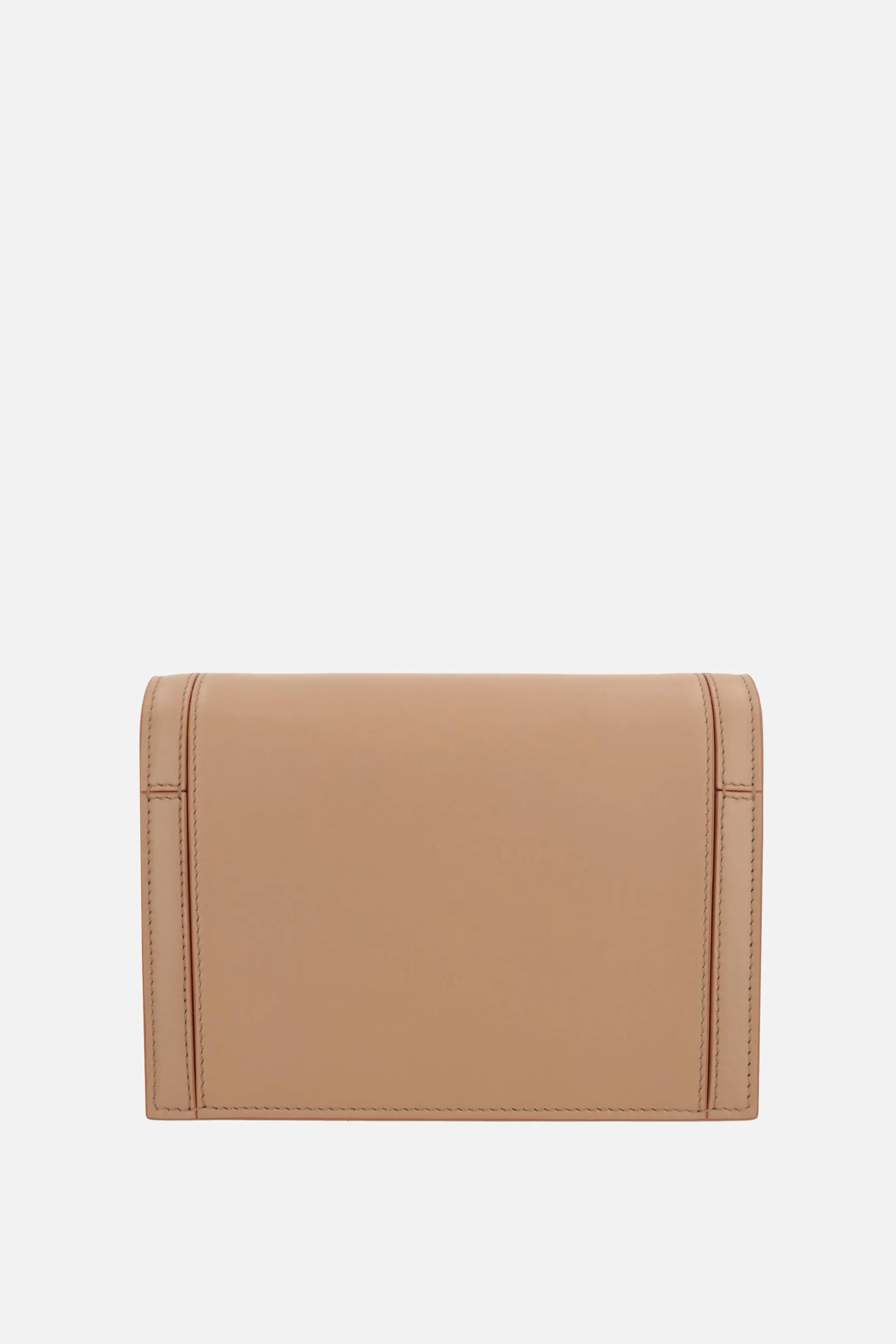 Pyramides mini smooth leather crossbody bag