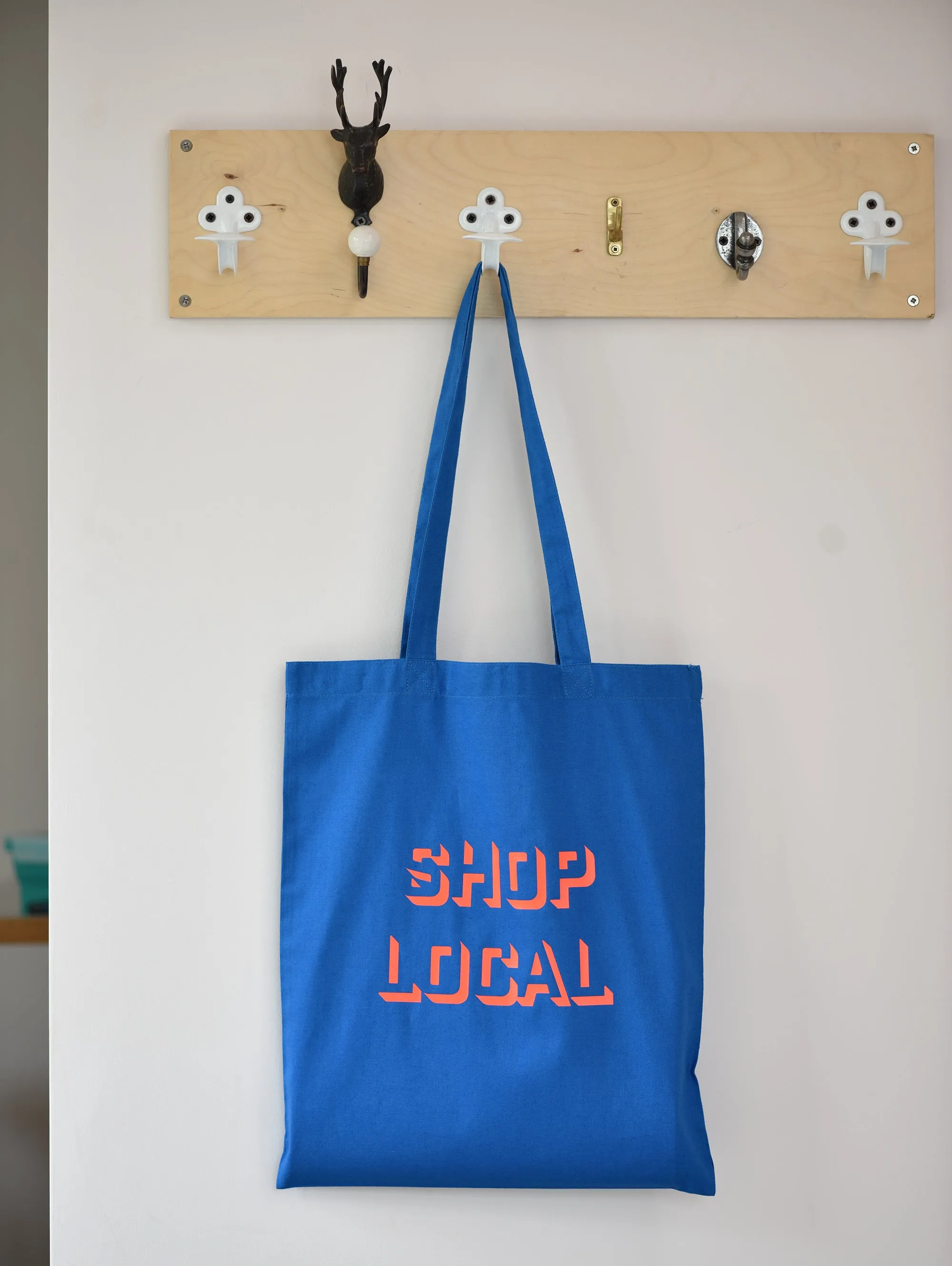 SHOP LOCAL BAG BLUE